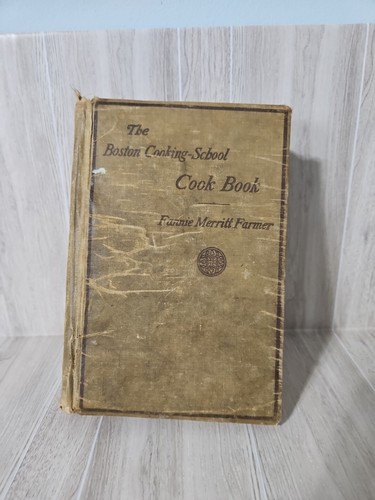 Antique 1921 Fannie Merritt Farmer The Boston Cooking-School Cook Book Hardcover - Picture 1 of 6