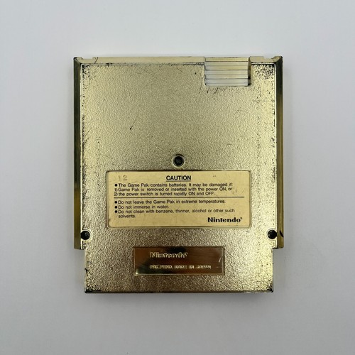 The Legend Of Zelda Nintendo Entertainment System Gold Cartridge 1986 (Tested) - Picture 2 of 2
