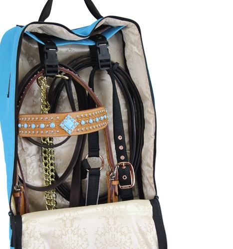 Bolso de transporte con brida acolchado frontal abierto de 3 capas de Paris Tack - Imagen 6 de 7