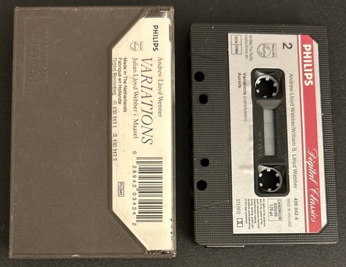 Variations Andrew & Julian Lloyd Webber Maazel 420 342-4 Cassette Tape 1986 Used - Picture 2 of 10