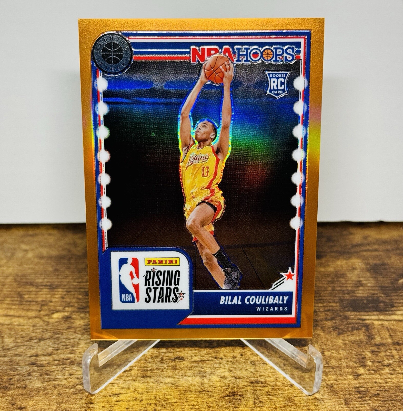 2023-24 Hoops Premium Stock Bilal Coulibaly Orange Prizm /299 #287 Wizards 🔥