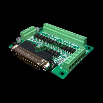 CNC Parallel Port Interface Board Card Photoelectric Isolation DC 5V KCAM4/EMC2