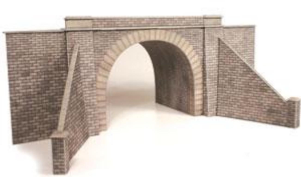 Metcalfe PO242 Double Track Tunnel Entrances OO/HO Gauge Card Kit