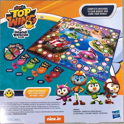 Nick Jr. Top Wing Island Rescue Game New Sealed by Hasbro Gaming