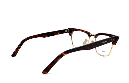 NUOVI OCCHIALI CELINE CL50026U 030 HAVANA ORO MONTATURA - Foto 6 di 10