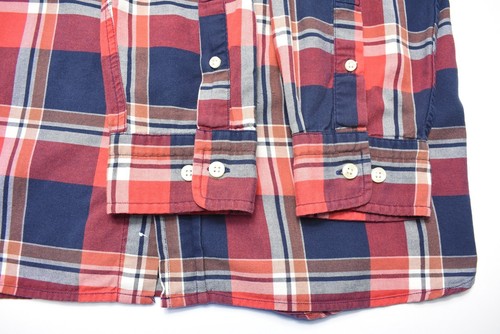 Gant Maine Twill Fitted Shirt Men's Large Leisure Checked Buttons - Picture 5 of 8
