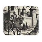 Mouse Pad (Rectangle) A Noble Knight and a Castle Design 11
