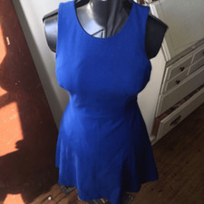 Banana Republic fit & flare royal blue skater dress