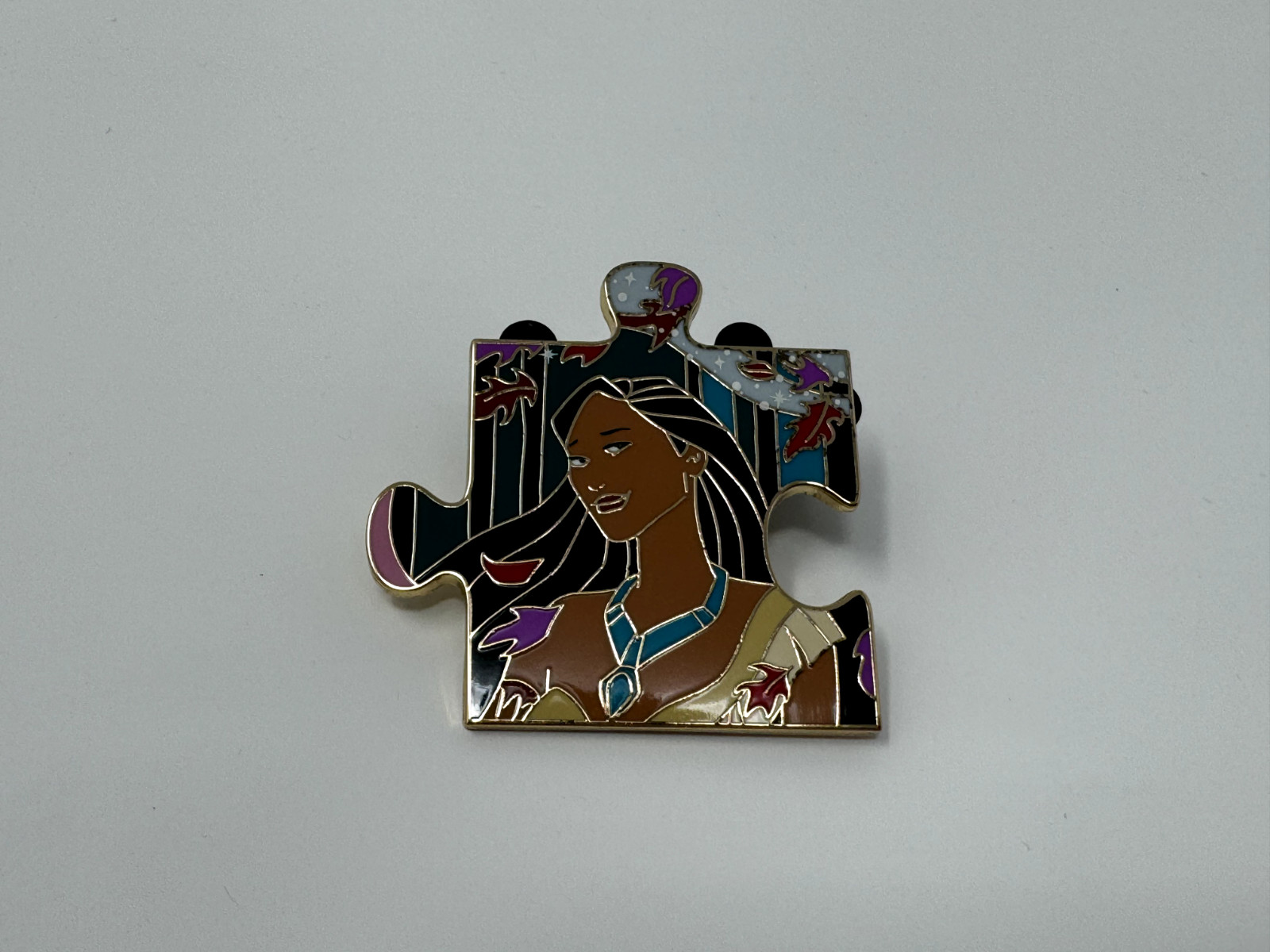 Disney Princess Puzzle Character Pin Pocahontas  NEW 2024 Mystery Pin LE270