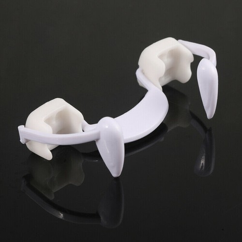 New Retractable Halloween Cosplay Dentures Vampire  Fangs Costume Party Props UK - Bild 4 von 8