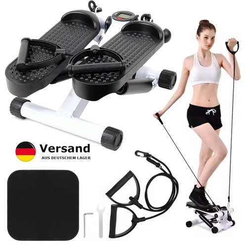 Mini Stepper Heimtrainer LCD-Bildschirm Drehstepper Fitness Fitnessgerät