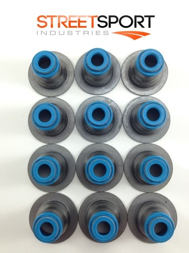 LX9 LZ9 FKM VALVE SEALS .313" X 500" 3.5L & 3.9L GM TOP HAT - Set of 12 - NEW! - Picture 4 of 10
