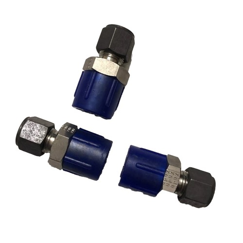 (3) PARKER 6-8 FBZ-SS 3/8IN COMPRESSION BY 1/2IN MNPT STRAIGHT FITTINGS - Picture 6 of 6