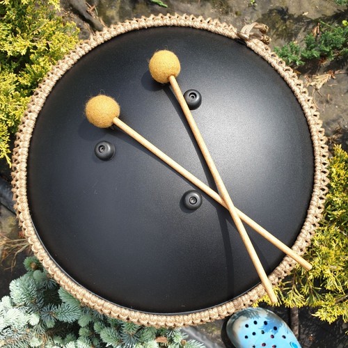 13" Lotos Panzer Trommel und Seil Deko. Handpan, Steel Tongue Drum - Bild 9 von 10