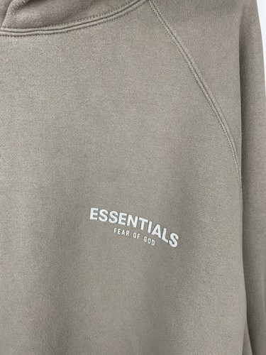 Rare Essentials Fear Of God Streetwear Hoodie Beige Gr. XL - Bild 3 von 7