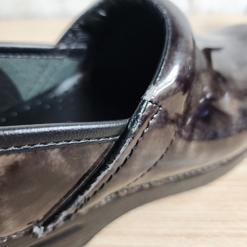 Dansko Clogs Marbled Leather Shoes EU 38 US 7 Green Black Marble 506940202 - Picture 19 of 24
