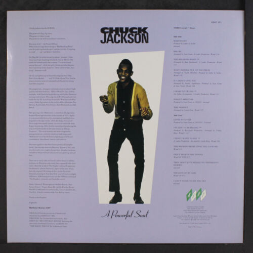CHUCK JACKSON: a powerful soul Kent Records 12" LP 33 RPM - Picture 2 of 2
