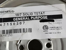 Honeywell Genesis 4715 18/7C 18awg 7 Conductor Solid Thermostat Cable Brown/50ft