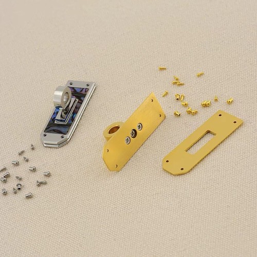 Stainless Steel Mother of Pearl Twist Lock Clasp for DIY Luxury Leather craft - Picture 15 of 19