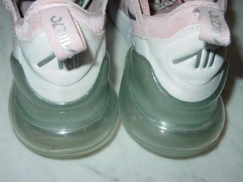 2021 Nike Air Max 270 Pink Oxford/Metallic Silver/White Running Shoes! Size 6.5 - Picture 6 of 16