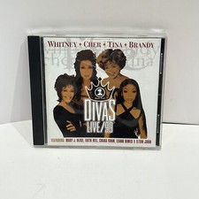 CD Whitney Houston, Cher, Tina Turner, Brandy, Elton John, Etc. - Divas Live 99