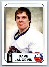 Dave Langevin 1983-84 New York Islanders Islander News