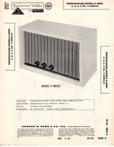 Sams Photofacts Instrukcje techniczne (wybierasz model) Zobacz opis poniżej B-5 - Zdjęcie 31 z 204