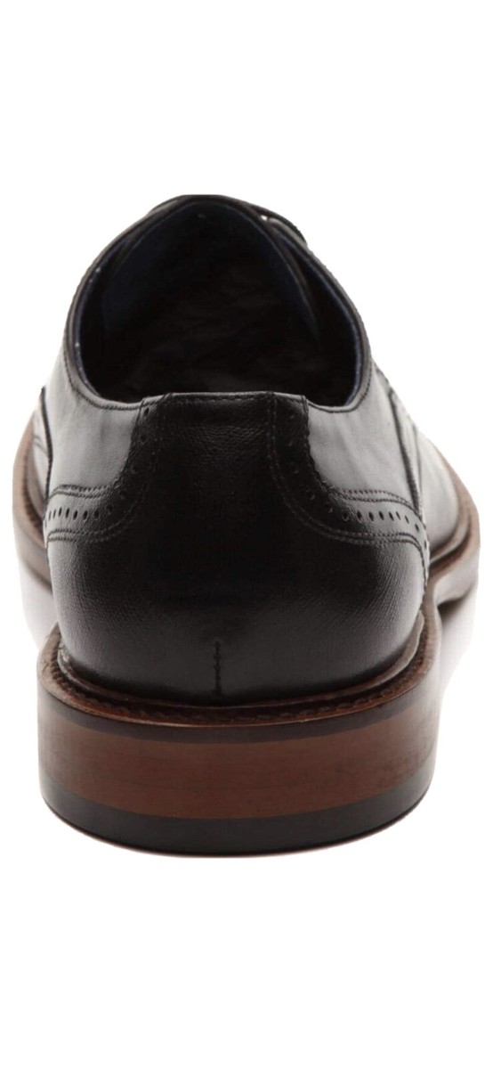 Winthrop Braxton Mens Black Leather Derby Oxford Dress Shoes Size 11 Winthrop | Shoes | Men Winthrop Braxton Leather Oxford Shoes  main image 3