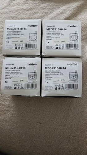 Merten SCHUKO-Steckdose Abchließbar MEG2315-0414 IP20 Anthrazit.(Siehe Bilder). - Bild 4 von 6