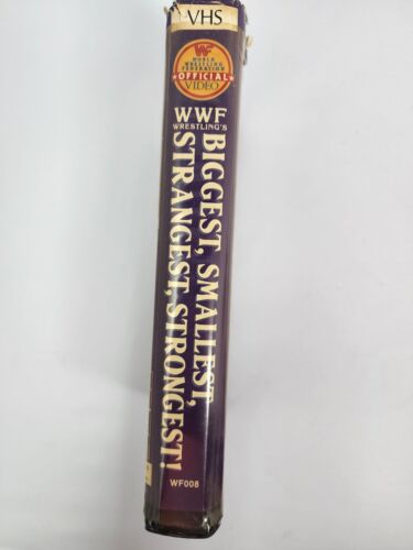 WWF WRESTLING'S BIGGEST SMALLEST STRANGEST STRONGEST COLISEUM VIDEO VHS 1985 - Foto 2 di 7