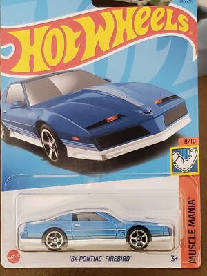Hot Wheels 2023 Muscle Mania 8/10 '84 Pontiac Firebird 180/250 - Diecast 1:64 Bianco