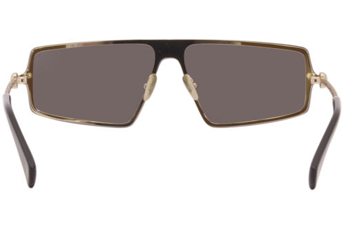 John Varvatos V545 Sunglasses Men's Gold/Black Lenses Fashion Shield 61mm - Picture 4 of 5