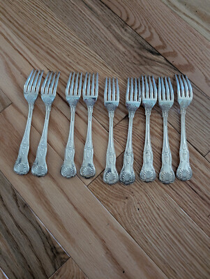 Vtg King's Pattern Flatware US Navy Reed & Barton Salad