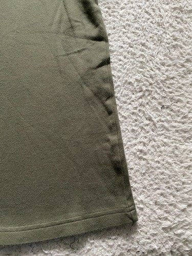 Croft & Barrow Women Short Sleeve Crew Neck T-Shirt Olive Green Size L - Picture 2 of 8