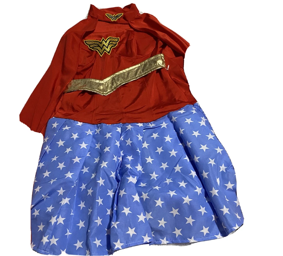 DC Comics Deseos Secretos Mujer Maravilla Corsé Disfraz Juegos con disfraces Conjunto Talla Pequeña Foto 3 de 4