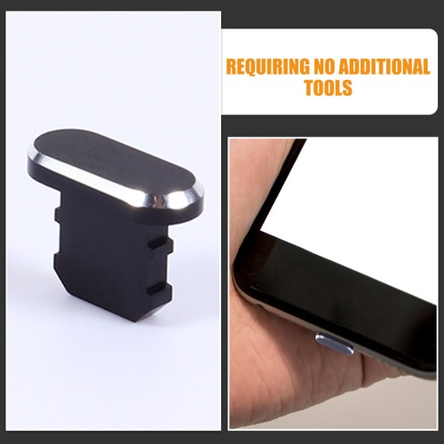 4 Pcs Metal USB Hole Plug Dustproof Charging Port Plugs Cell Phone Cover - 第 10/12 張圖片