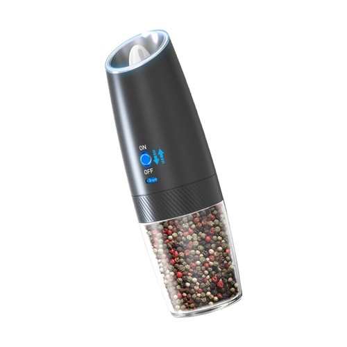 Electric Pepper Salt Mill Spices Grinder Adjustable Coarseness Mill ABS Texture - Picture 7 of 9
