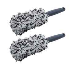 2x Felgenbürste Felgenschwamm Felgenreiniger Mikrofaser Autopflege Waschbürste