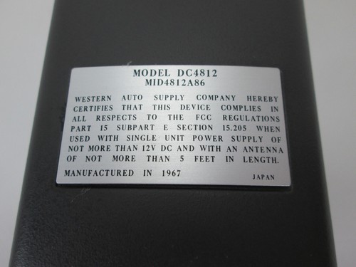 Vintage 1967 TrueTone Call Signal 3-Channel Transceiver Handheld Radio DC4812 - Picture 12 of 12