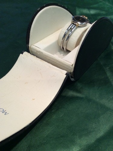 Movado Model No. 97 A1809 A Two Tone Watch W/ Original Box - Picture 6 of 6
