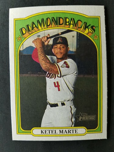 2021 Topps Heritage Baseball Cards Singles Pick To Complete Your Set 1-200 NM - Picture 158 of 383