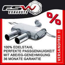 FSW Sport Endschalldämpfer R32-Look VW Golf 5 GTI inkl. Edition