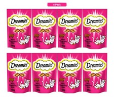 Dreamies Cat Treats, Tasty Snacks with tempting beef -60g ( 8 Pack )