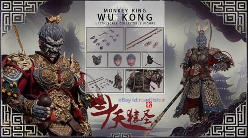 Joy Man Toys 1/12 Black Myth Wukong Monkey King Actionfigur Modell Sammlerstück - Bild 5 von 5