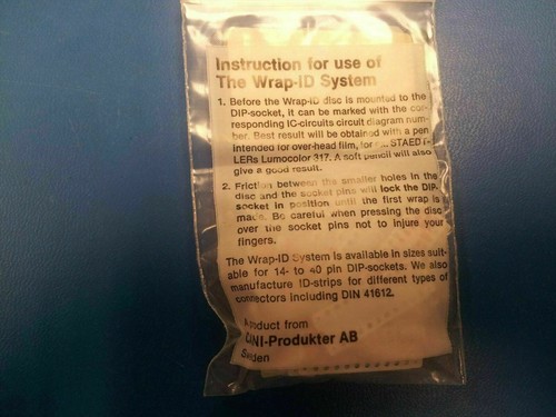 CW-24P3, WRAP-ID, ID-24-50, Rapid Wiring,24PIN SOCKETS, WRAP ID SOCKET .6" SPACE - Picture 2 of 2