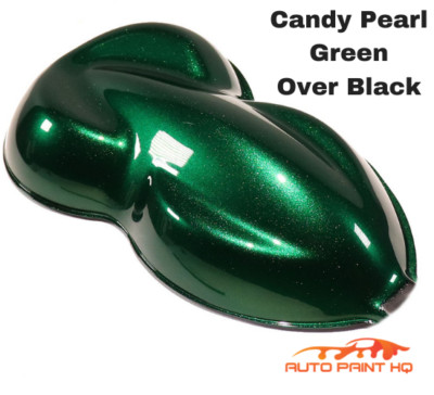 Candy Pearl Green Basecoat Quart Complete Kit (Over Black Base)