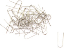   Fusible High Temperature Nichrome Wire Jump Rings, Ornament Hanger U Hooks- 50