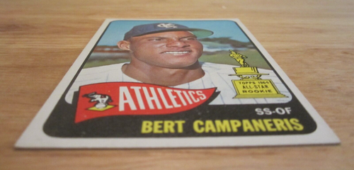 Bert Campaneris 1965 Topps #266 ROOKIE Trading Card MLB Baseball Athletics - Picture 3 of 10