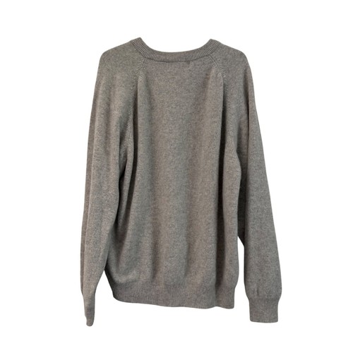 Alexander Julian Colours Gray Pure Cashmere Vneck Sweater Mens Size XLarge - Picture 4 of 4