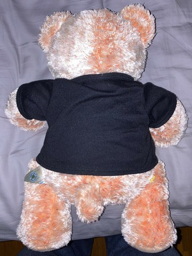 Camisa de felpa Build A Bear Creamsicle naranja blanca Halloween Jack O Lantern - Imagen 2 de 4